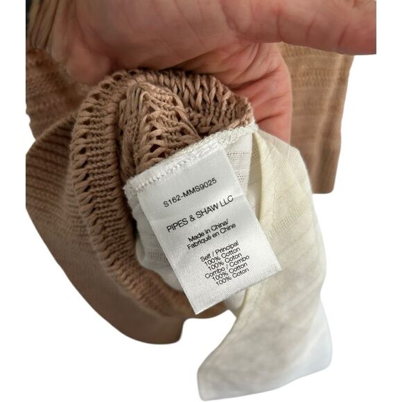 Veronica Beard Brown and Cream Knit Blouse - Picture 6 of 14